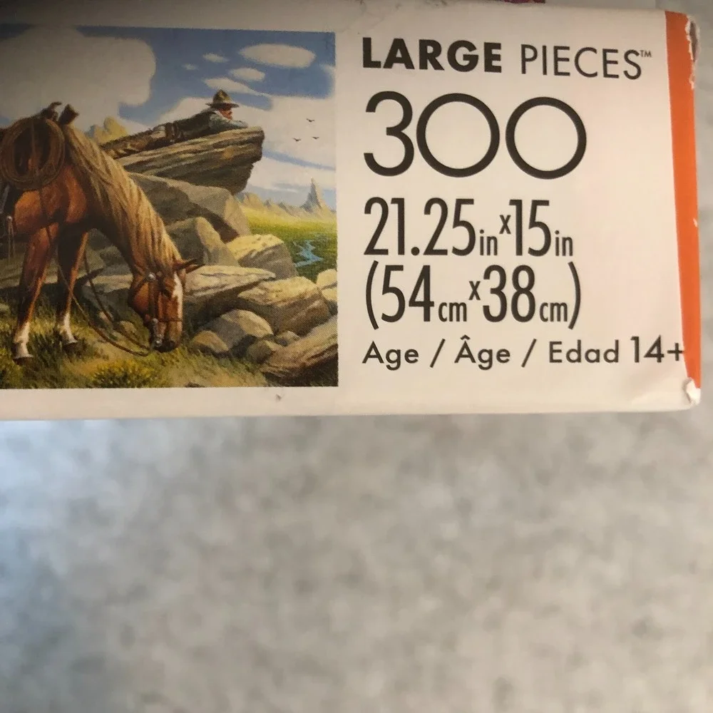 Charles Wysocki Thinking About Amanda 300 Piece Puzzle Buffalo Games COMPLETE